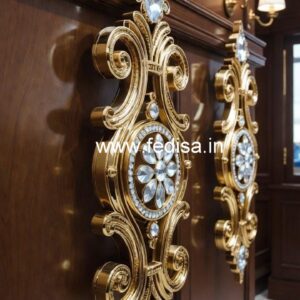 Luxury Interior Railings with Brass Crystal CR-3980