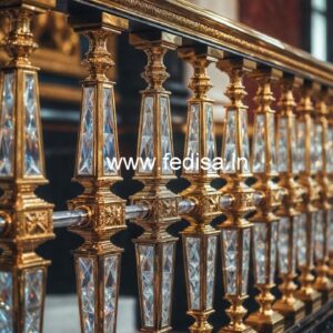 Classic Home Brass Crystal Railings CR-3983
