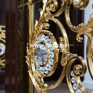 Classic Luxury Brass Crystal Railings CR-4012