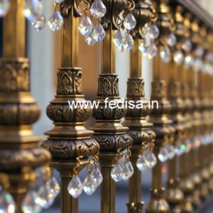 Interior Design Ideas with Brass Crystal Railing CR-4013