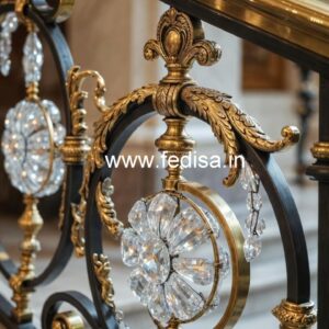 Premium Home Brass Crystal Railings CR-4018