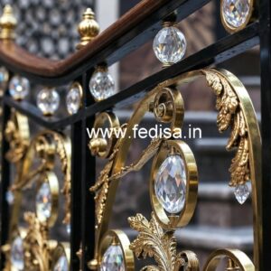Elegant Home Decor Brass Crystal Railings CR-4021